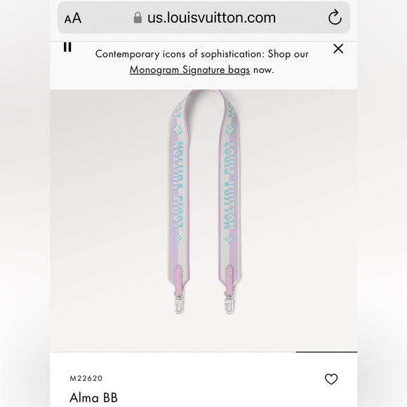 NWT Louis Vuitton Alma Bb Light Pink M22620 with Dust Bags, Box and Shopping Bag - Picture 13 of 16